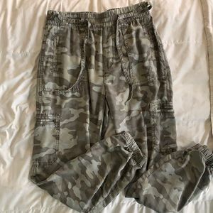 Camo cargo pants